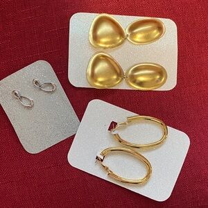 Monet Silver & Gold Earring Collection